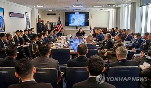 작년 12월 미국 국방부에서 열린 한미 핵협의그룹 2차 회의