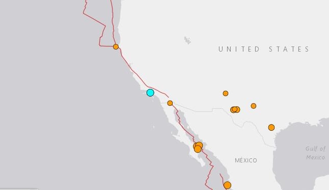 캘리포니아 남부 해안 4.6 지진