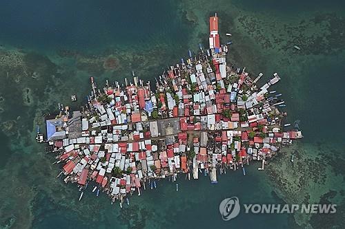 해수면 상승으로 인해 주민들이 곧 본토로 떠나게 되는 파나 '가르디 수그두브' 섬 