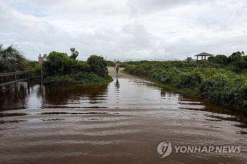 허리케인 '데비'로 인한 사우스캐롤라이나주 홍수