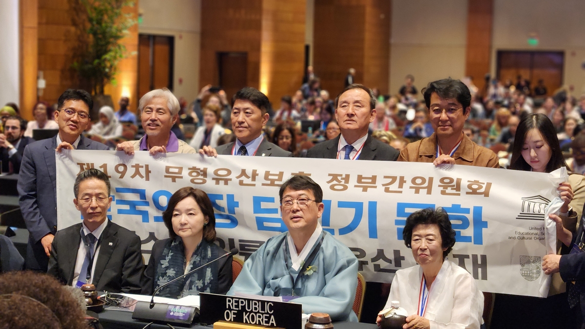 한국 전통장 문화 유네스코 증재 현장 찾은 기순도 명인