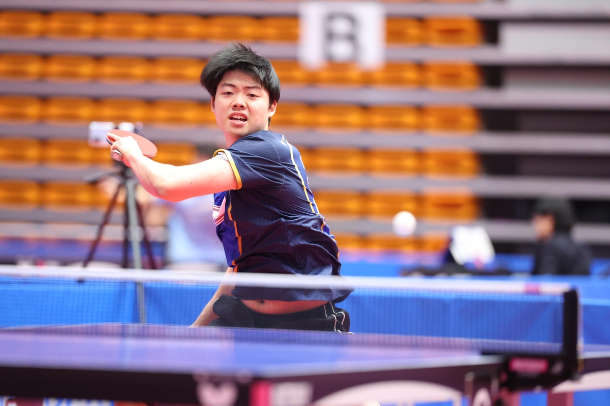 Игровая сцена Jang Sung -il в TL Table Tennis