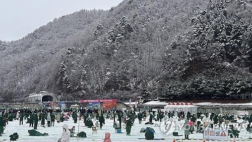 강원 화천 산천어 축제장