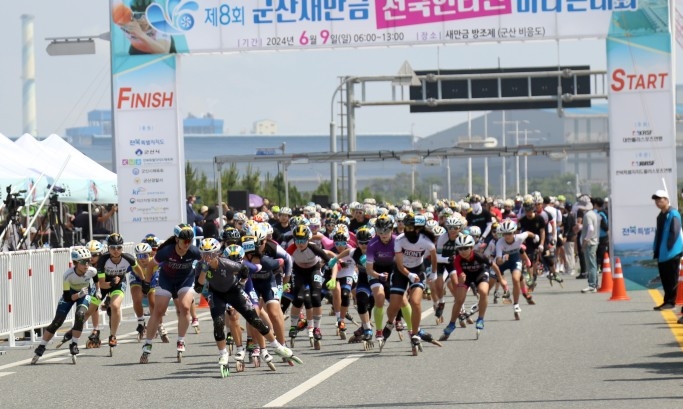 뻥 뚫린 방조제 달린다…새만금서 내달 8일 인라인마라톤대회