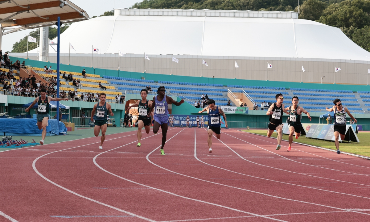 비웨사, KBS배 남자 100ｍ 우승