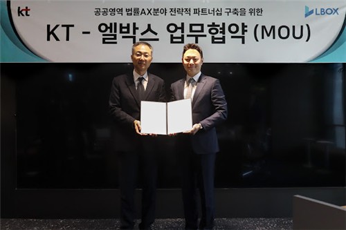 KT-엘박스 전략적 협업…"공공 리걸테크·AX 시장 공략"