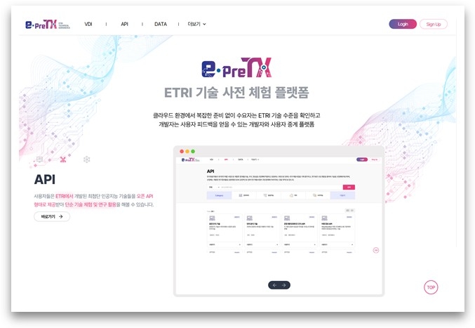 ETRI가 개발한 인공지능 기술 체험 플랫폼 공개