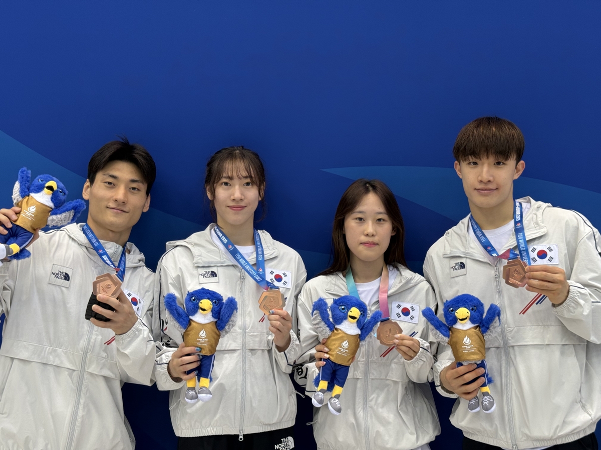 김영택 앞세운 한국 다이빙, 하계U대회서 동메달 2개 획득