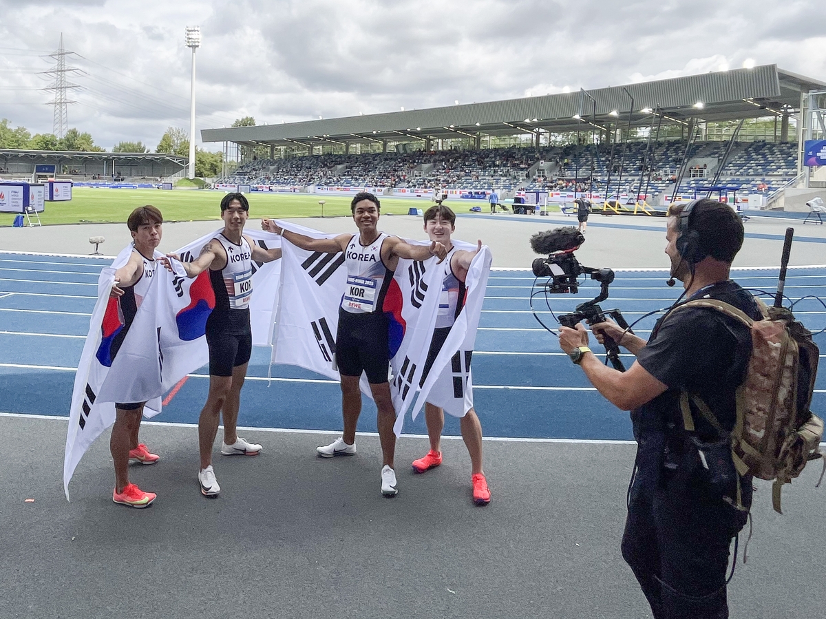 한국 육상 남자 계주 400ｍ 대표팀, 하계U대회 우승