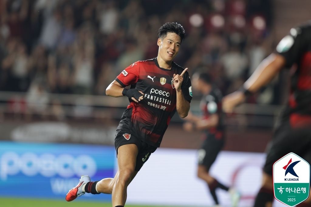 K리그1 포항, 아사니 없는 광주에 1-0 승리…홍윤상 결승골