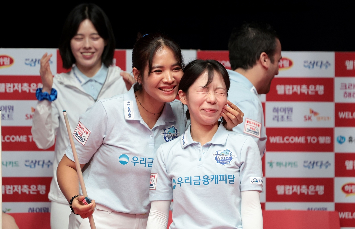 우리금융·크라운해태, 나란히 PBA 팀리그 2R 2연승 질주