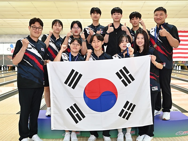 볼링 대표팀, 올해 아시아청소년선수권 참가국 중 최다 메달