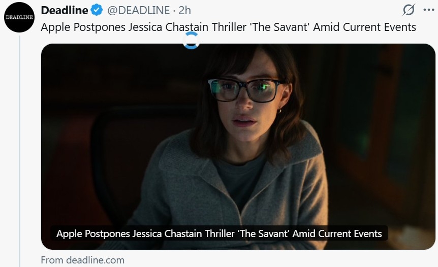 찰리커크 암살사건 여파속 애플TV 美테러 소재 드라마 방영 연기