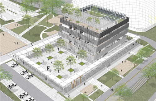 WT 본부 건물 조감도