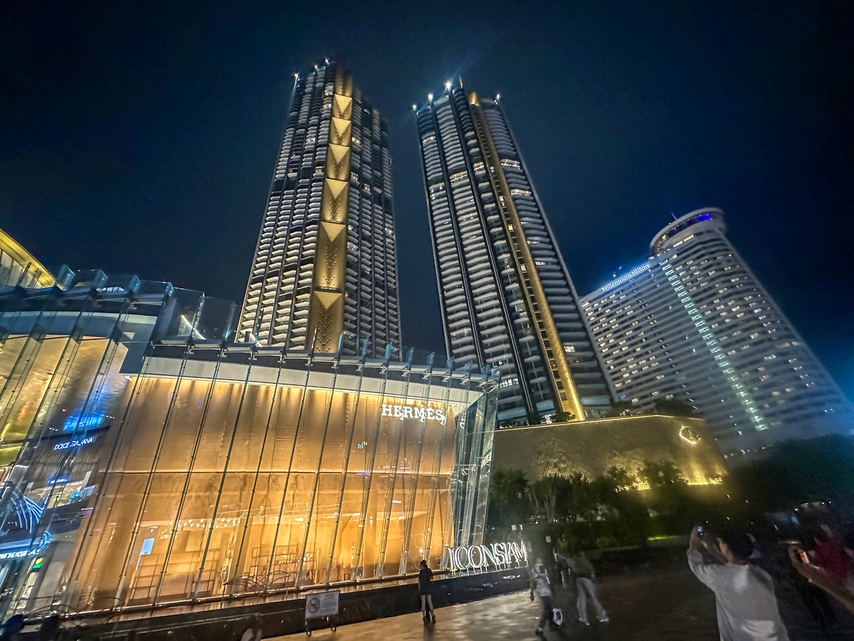 짜오프라야강변에 있는 대형 쇼핑몰 아이콘시암 [사진/권혁창 기자]