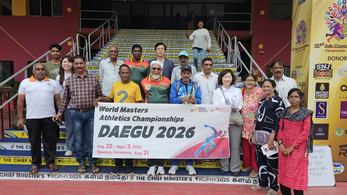 2026 대구세계마스터즈육상 조직위, 인도서 선수 유치활동