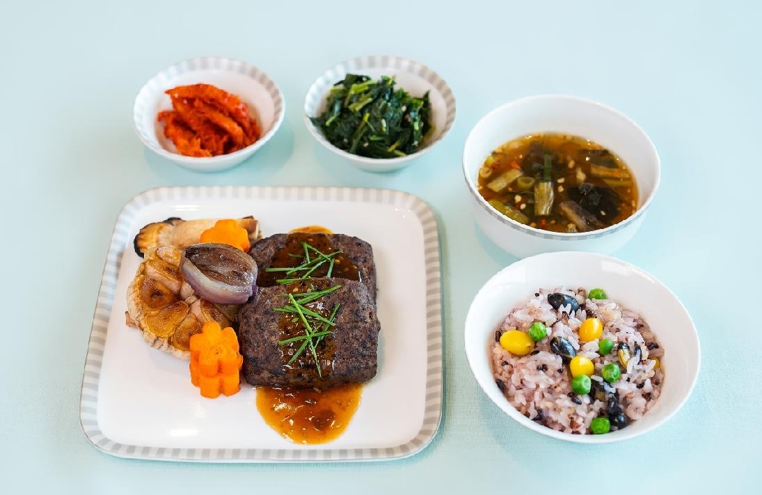 싱가포르항공 비즈니스석의 한식 메뉴 [싱가포르항공 제공]