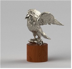 UAE 정상에게 선물한 팔콘 조형물 [대통령실 제공]