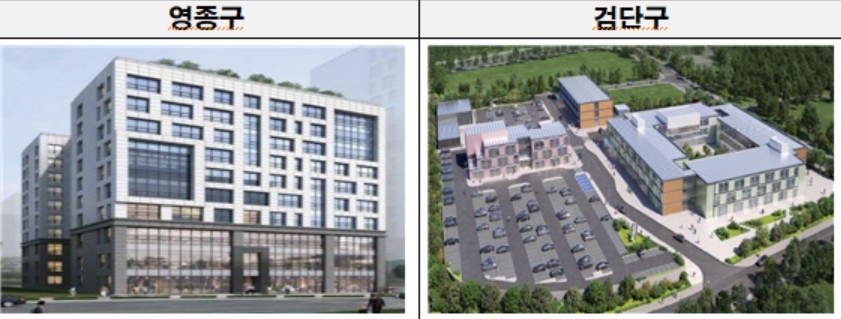 인천 영종구·검단구 임시청사 조감도