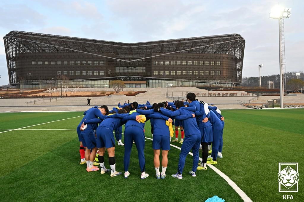 소집훈련 시작하는 U-23 축구대표팀.