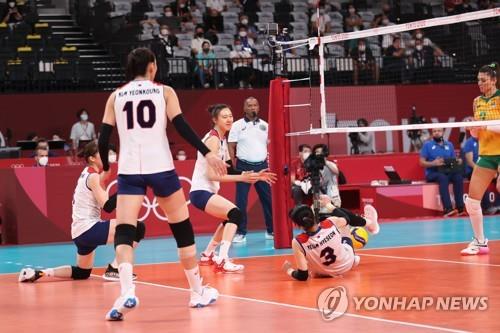 Corea del Sur pierde ante Brasil en las semifinales de voleibol en Tokio
