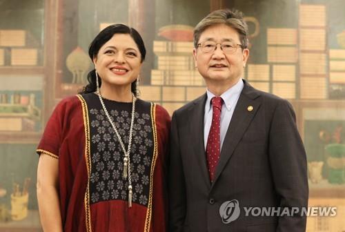 Los ministros de Cultura de Corea del Sur y México discuten la cooperación  cultural | AGENCIA DE NOTICIAS YONHAP