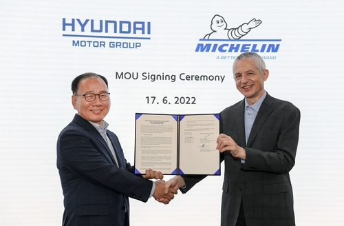 Hyundai y Michelin extienden su asociación para el desarrollo de neumáticos para VE
