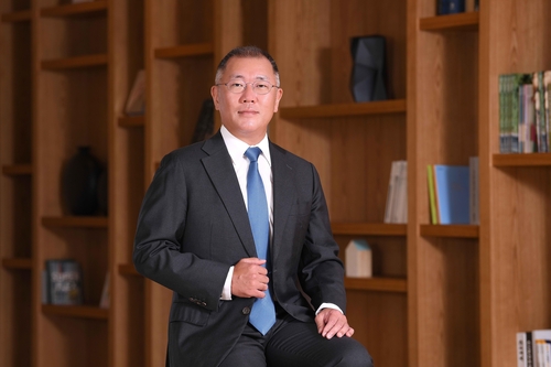 La foto, proporcionada por el Grupo Hyundai Motor, muestra a su presidente ejecutivo, Euisun Chung. (Prohibida su reventa y archivo)