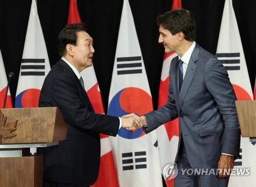 Yoon celebrates 60th anniversary of South Korea-Canada relations