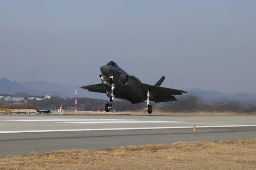 (AMPLIACIÓN) Seúl y Washington llevan a cabo un ejercicio aéreo combinado con cazas furtivos F-22 y F-35
