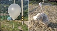 JCS: Corea del Norte envía más de 260 globos con basura a Corea del Sur