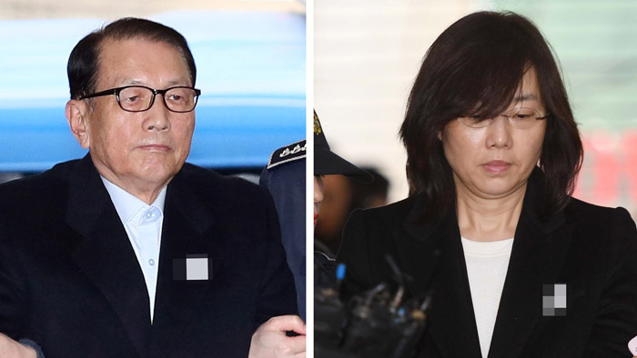 김기춘ㆍ조윤선 첫 재판…"편견과 오해" 혐의 부인