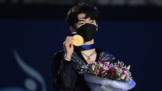 四大陸フィギュア選手権男子　韓国の車俊煥が優勝（１月２４日）