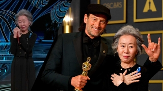 Youn Yuh-jung de «Minari» remet un prix en langue des signes aux Oscars