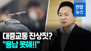 [영상] "어떤 관용도 없다"…원희룡, 항공기·KTX 난동 강력 대응 경고