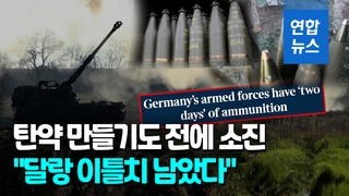  "독일 탄약 이틀치 남았다"…전쟁 장기화에 바닥난 나토 무기고