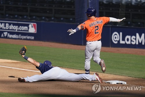Rays' Choi Ji-man scores run, makes key defensive plays in ALCS debut