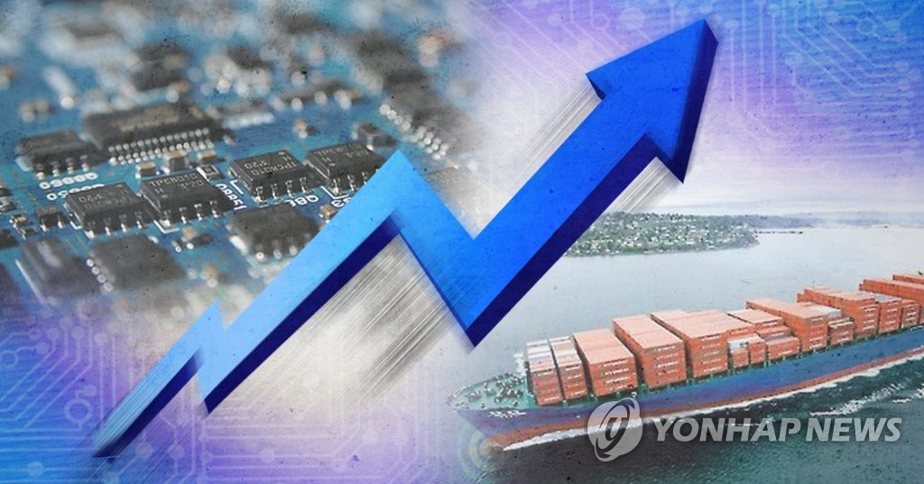 한국 수출 증가 (PG)