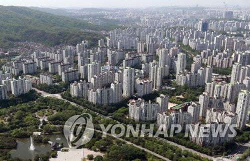 Apartment buildings in South Korea (Yonhap)
