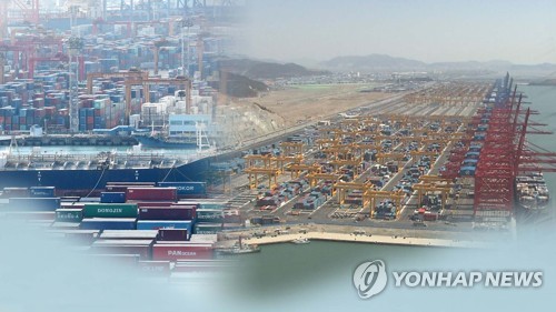韓国の輸出回復のはやさがＷＴＯ上位１０カ国・地域中４位であることが分かった（コラージュ）＝（聯合ニュースＴＶ）