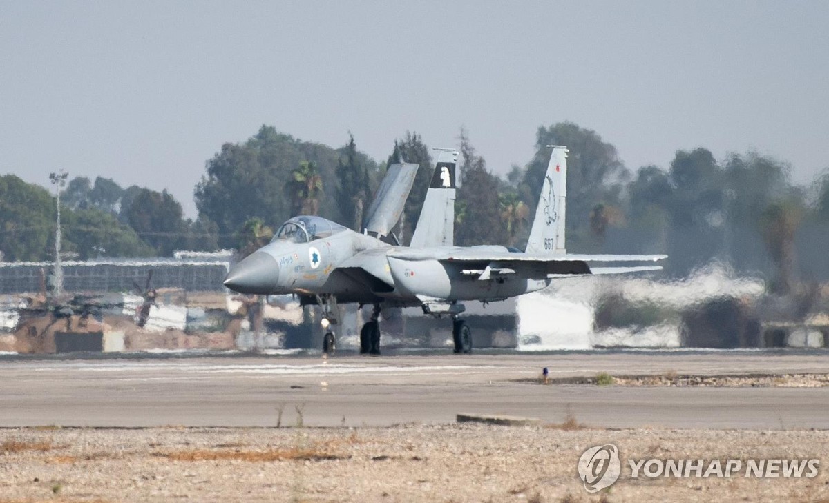 이스라엘군 F-15 전투기(※기사와 직접 관련 없음)