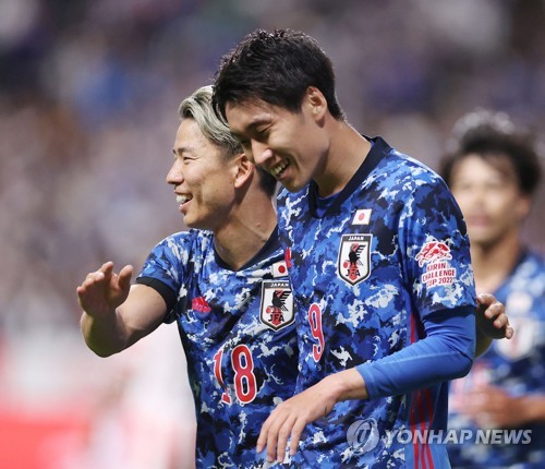 일본 축구, '벤투호 A매치 상대' 파라과이에 4-1 완승