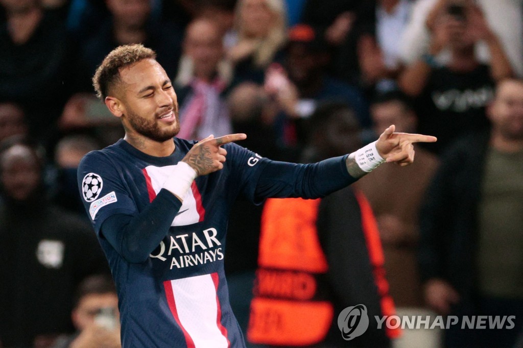 프랑스 프로축구 파리 생제르맹(PSG) 공격수 네이마르