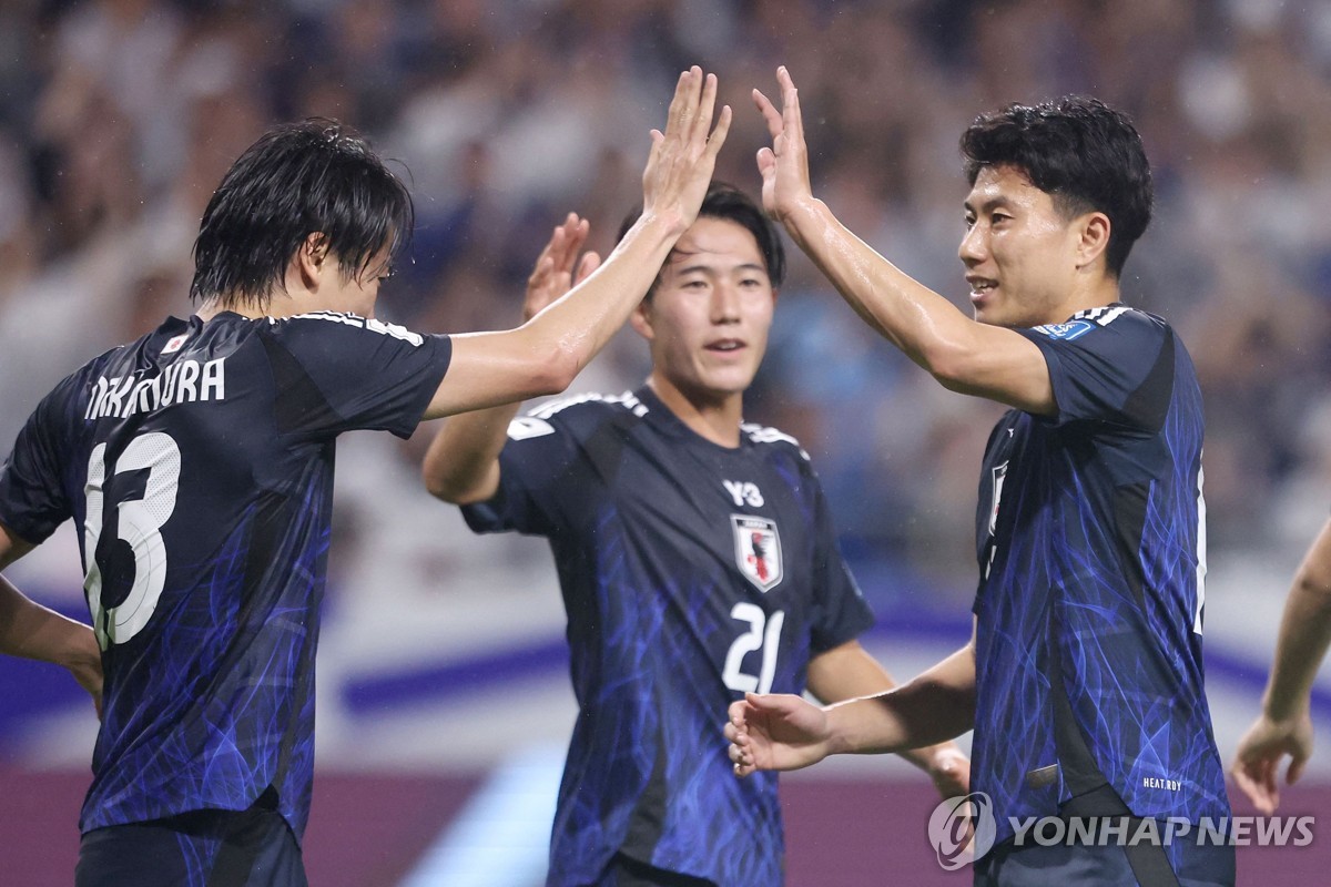 일본 축구, 월드컵 예선 최종전서 인도네시아 6-0 완파