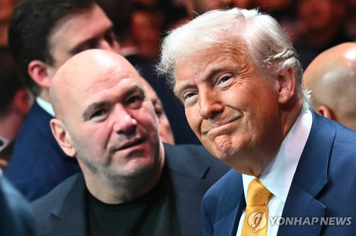 트럼프 절친 UFC 회장 "내년 경기 백악관 개최 확실"