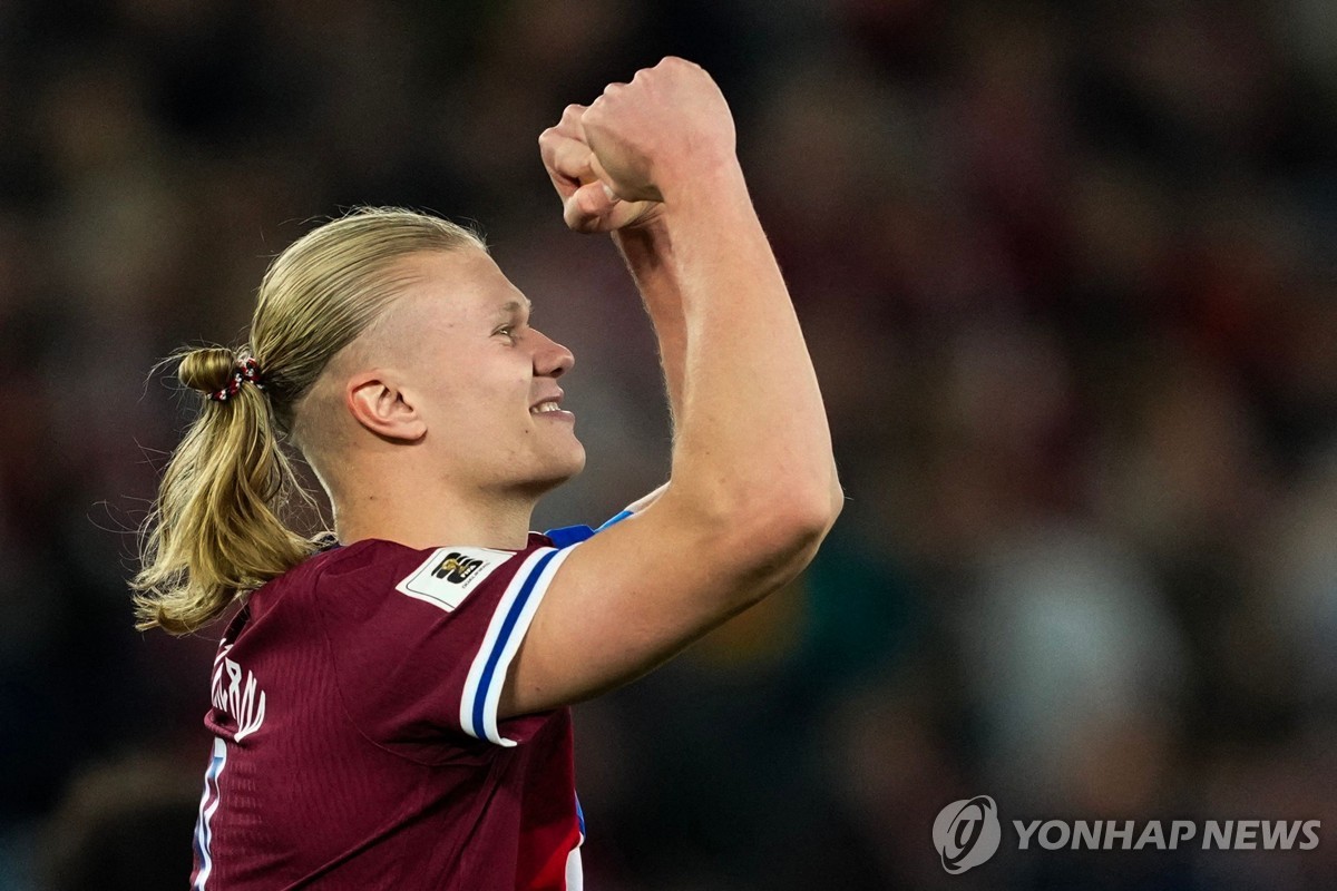 홀란, 2차례 PK실축에도 해트트릭…노르웨이, 이스라엘 5-0 대파