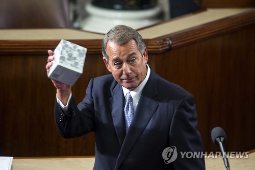 퇴임하는 존 베이너 하원의장