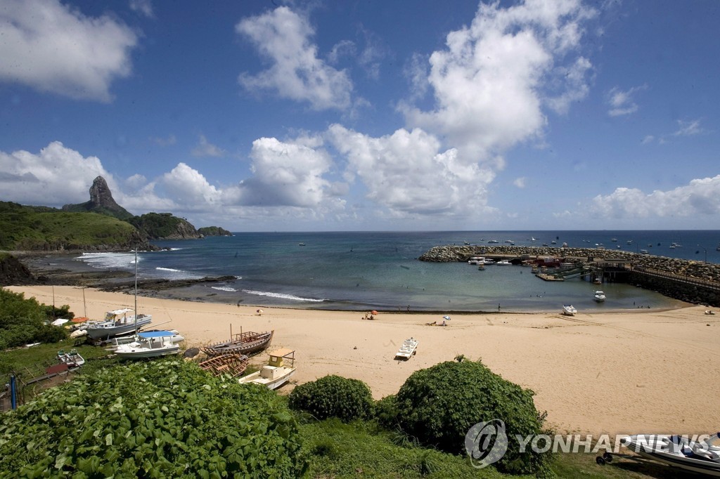 브라질 페르낭 드 로로냐 군도 해변 모습. [EPA=연합뉴스 자료사진]