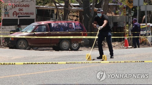 멕시코 선거 앞두고 시장 후보 또 피살…지금까지 총 32명 | 연합뉴스