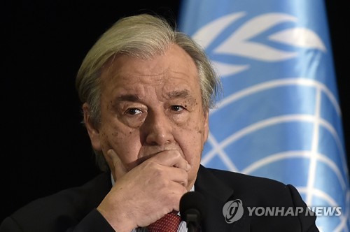 유엔 사무총장, '탄도미사일 발사' 北에 외교적 대화 촉구